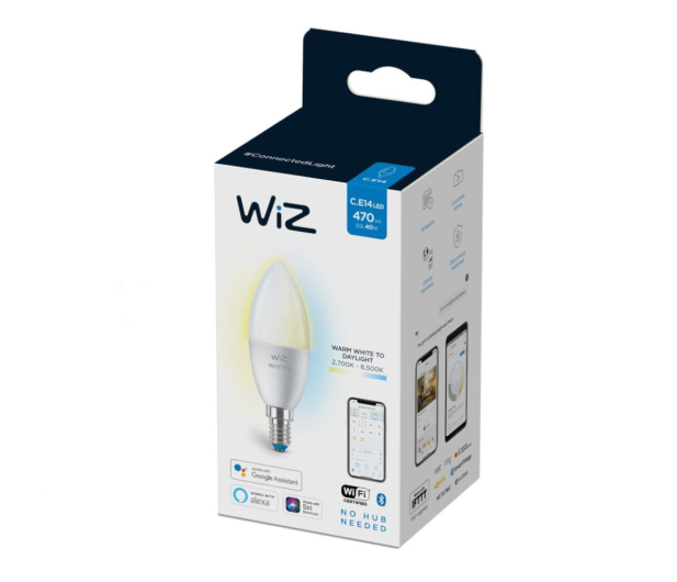 WiZ Wi-Fi BLE 40W C37 E14 927-65 TW 1PF/6 - 1182643 - zdjęcie 2